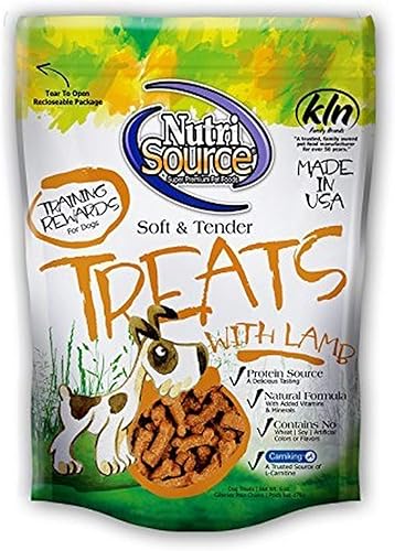 Nutri Source Soft & Tender Treats - Cordero - 6 onzas
