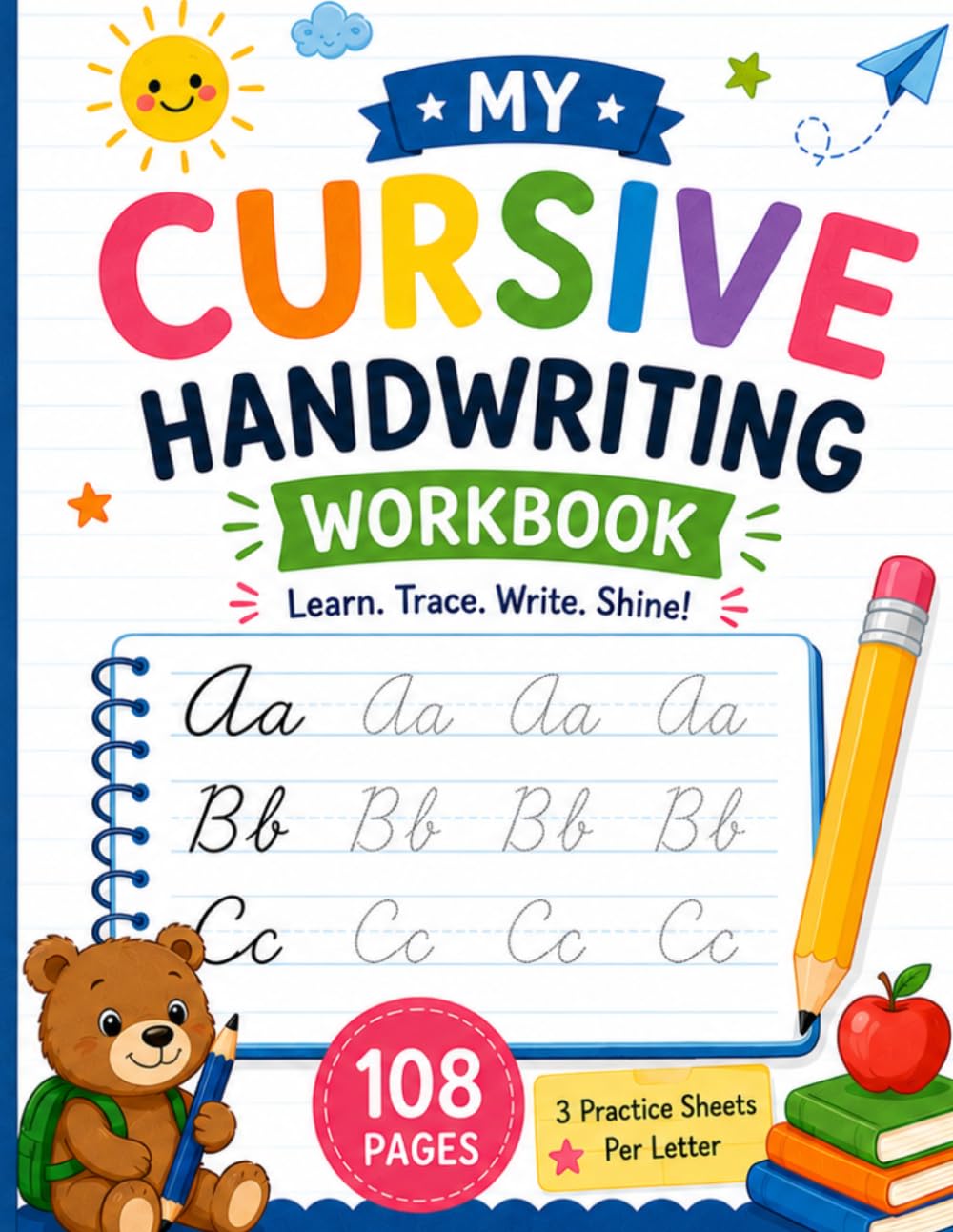 Cursive Handwriting Workbook