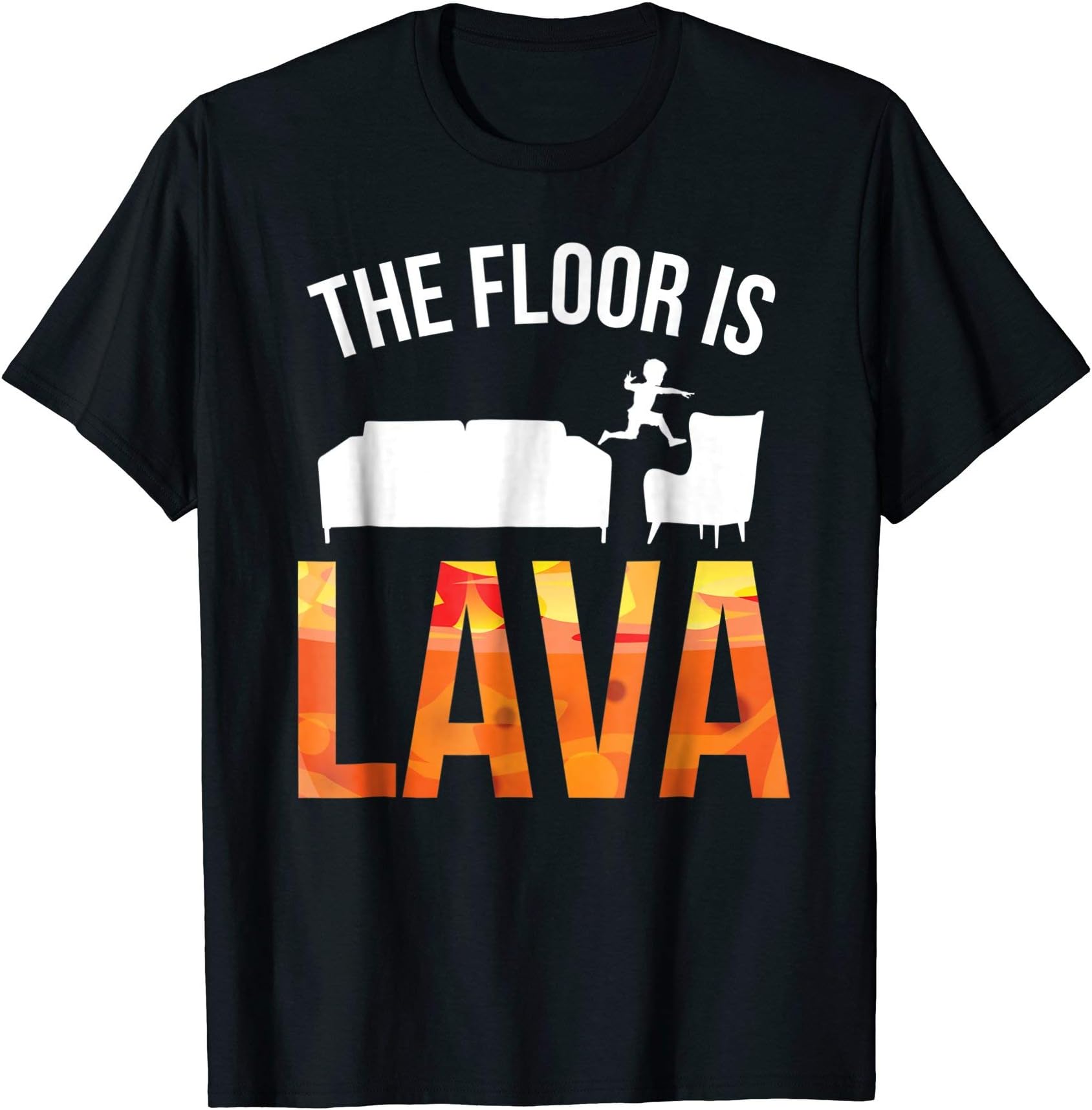 Ready Whenever the Floor is Lava Tshirt Co.The Floor is Lava Shirt T-ShirtOEKO-TEX STANDARD 100