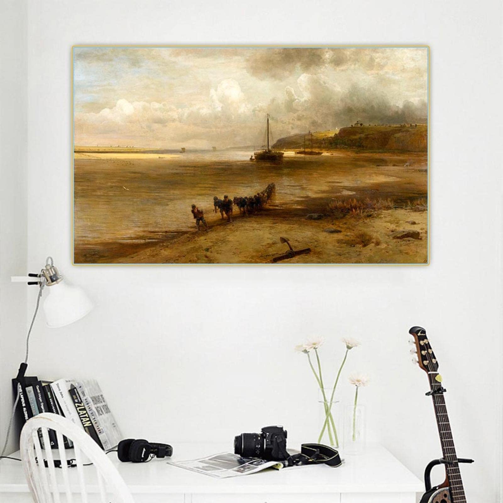 Amazon｜キャンバス上の有名な絵画。アーティストアレクセイサヴラソフ