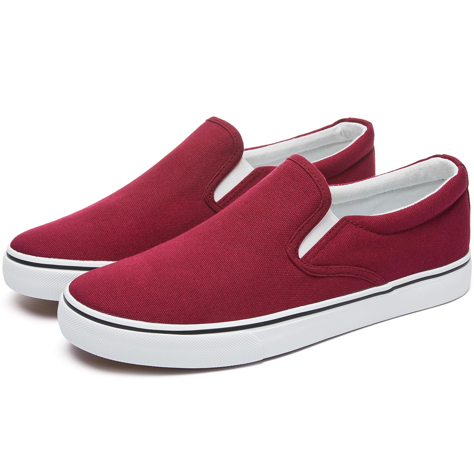 Mens Slip on Sneakers Loafers Shoes Canvas Casual Fashion Shoes