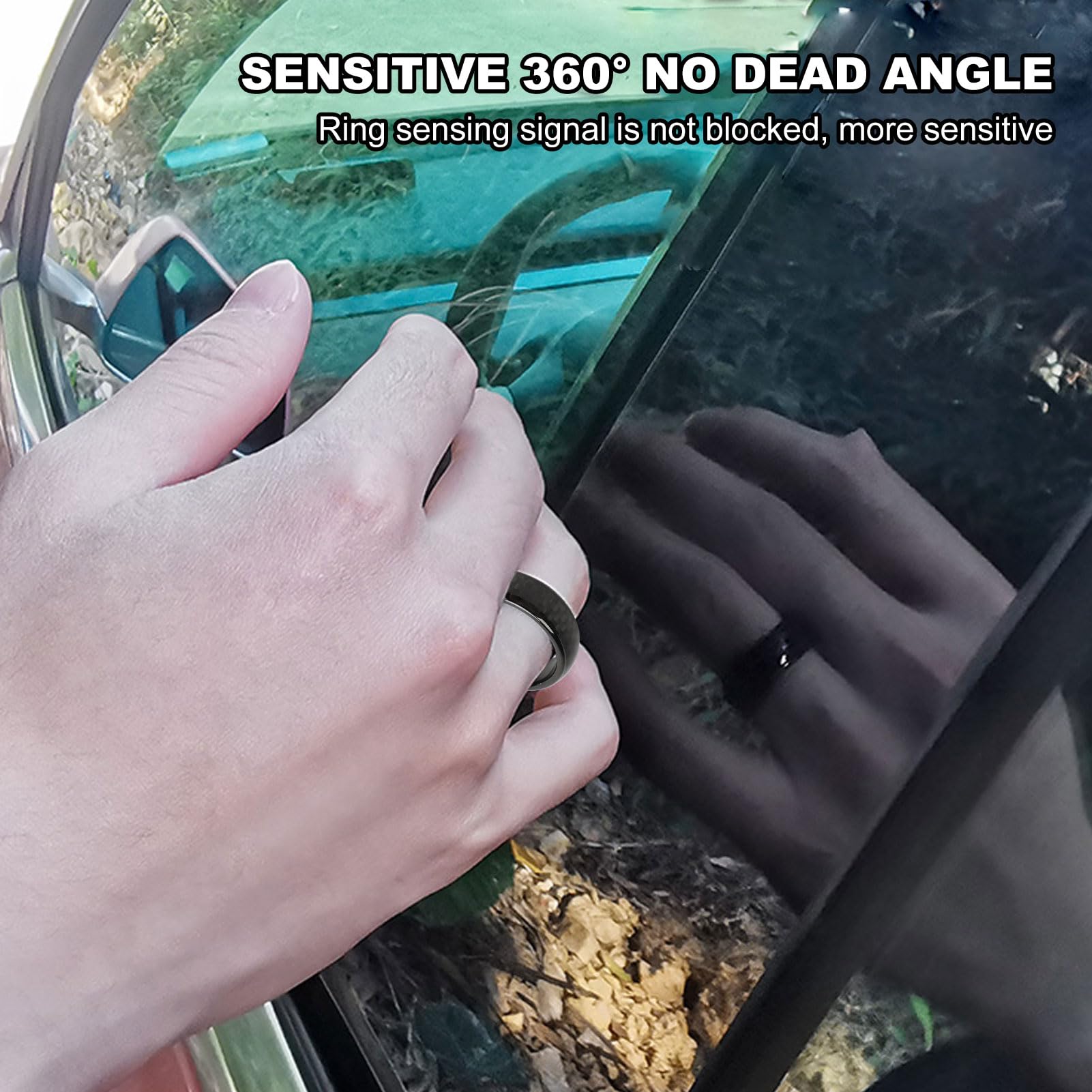 XUMIUZIY Portachiavi Astuto in Fibra di Carbonio Ceramica, Portachiavi di Ricambio Impermeabile per Auto per Modello 3 Y X S