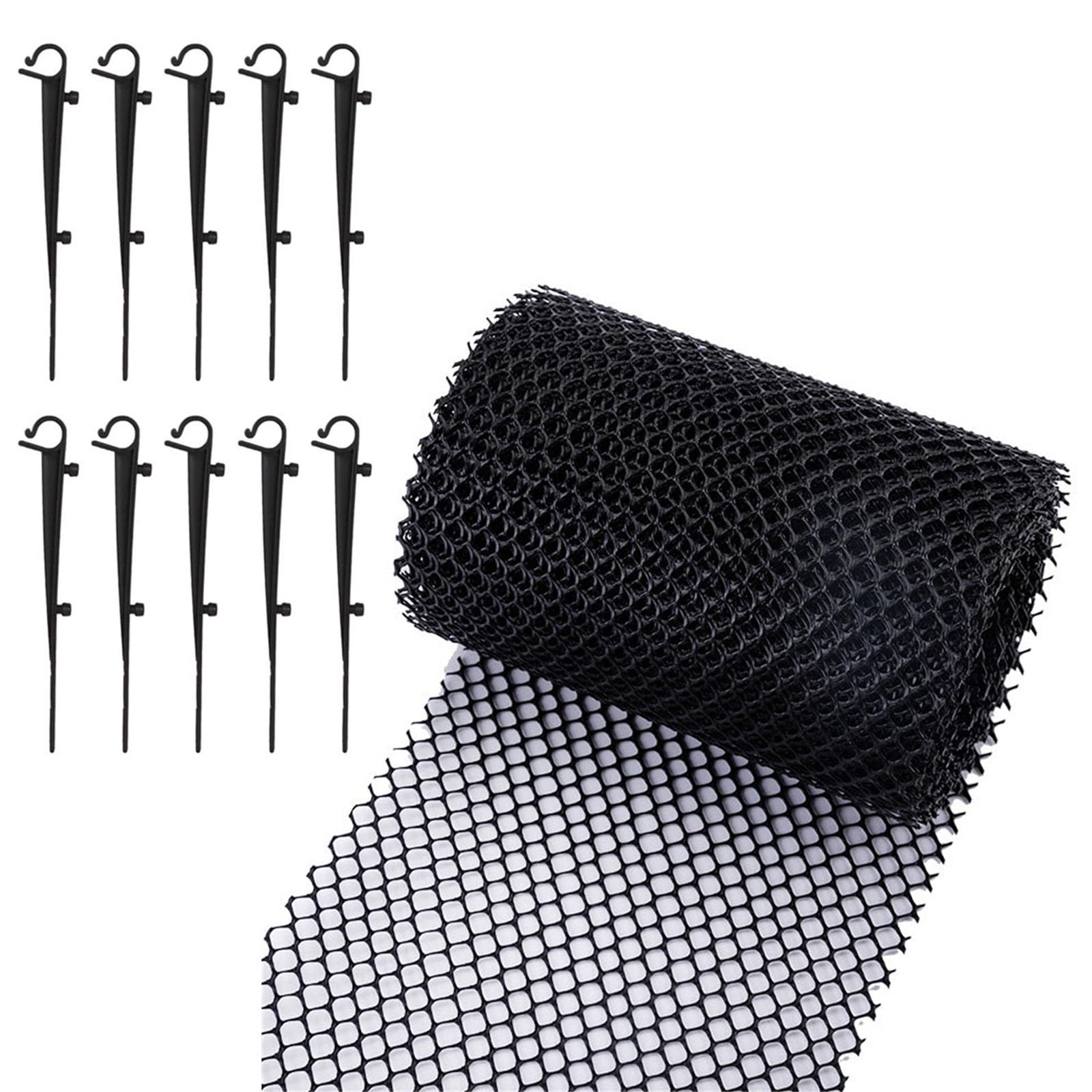 Multipurpose Gutter Guard Netting Gutter Guard Meshes with Fixed Hooks Roof Gutters Guards Grids Fence