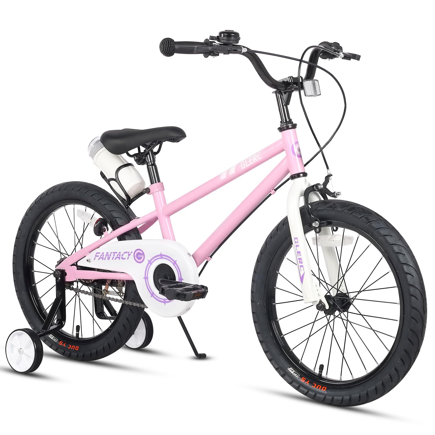 Glerc Fantacy 12 14 16 18 20 Pulgadas Bicicleta Niño para 2-14 Años con Faros y Kickstand para Regalo de Cumpleaños — view 20