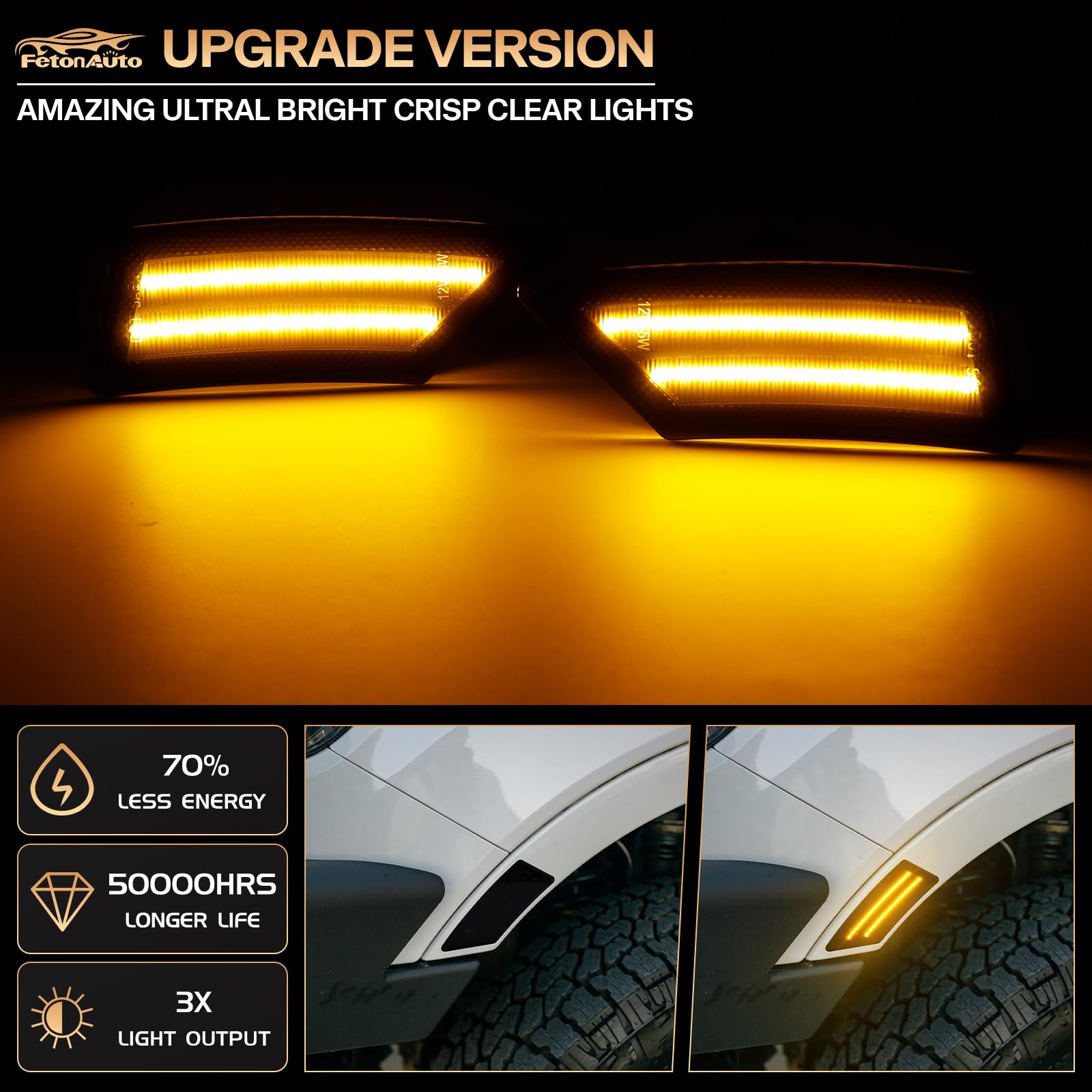 Terzo Stop A LED Per Ford Ranger 2000-2011 – Luce Striscia Impermeabile Con Indicatori Di Direzione E Arresto, Plug-and-Play