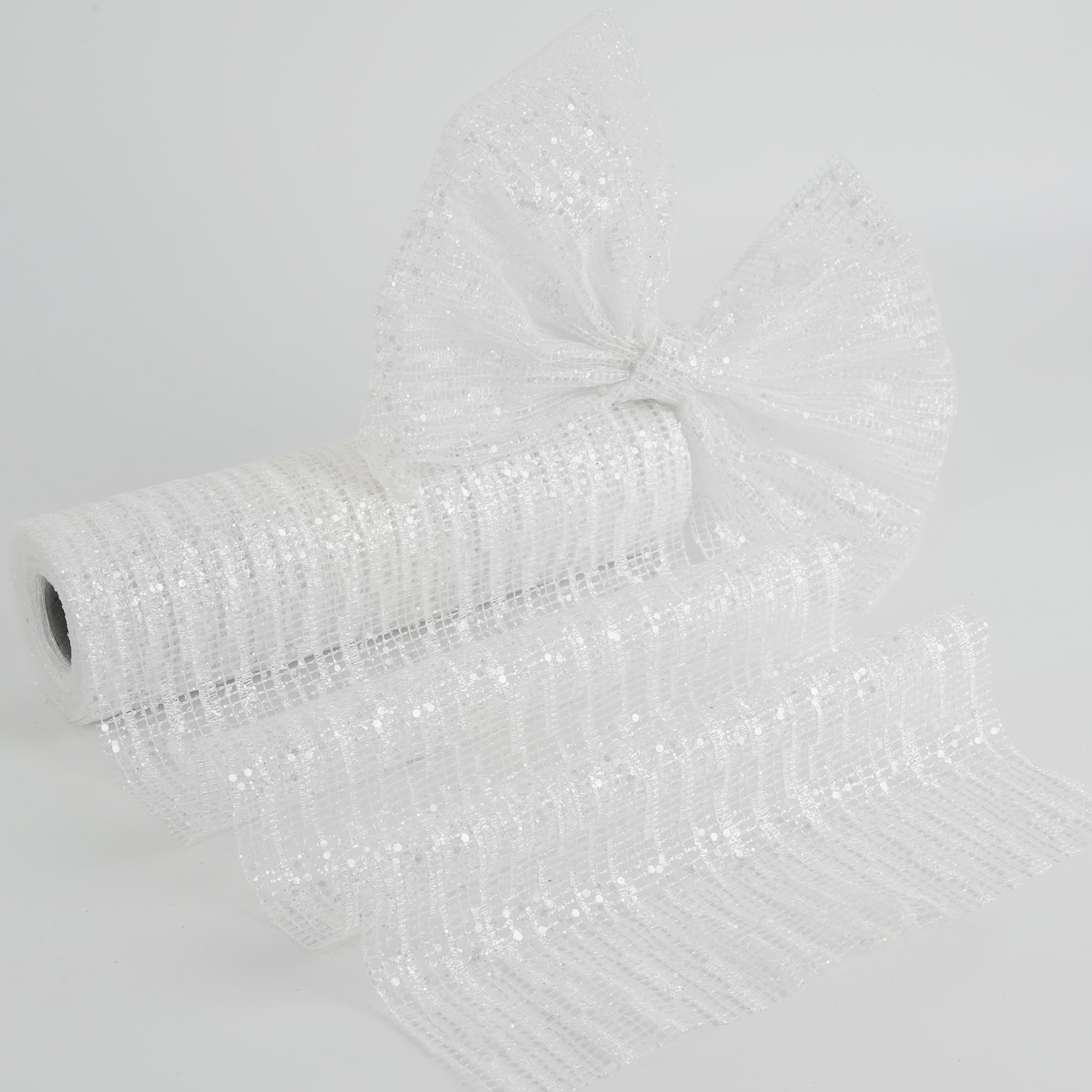 Amazon.com: HUIHUANG White Christmas Ribbon 10 inch Wide