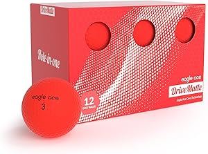 Eagle Ace™️ DriveMatte Golf Balls-2 Layers-Maximum Distance,Optimal Spin Control