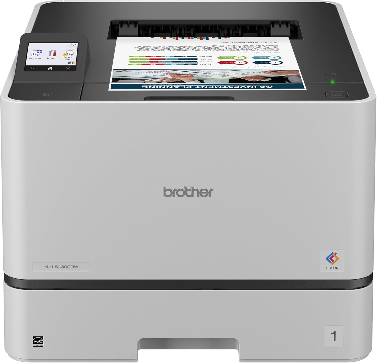 HL-L8430CDW Business Color Laser Printer with Low-Cost Printing and Wireless Networking