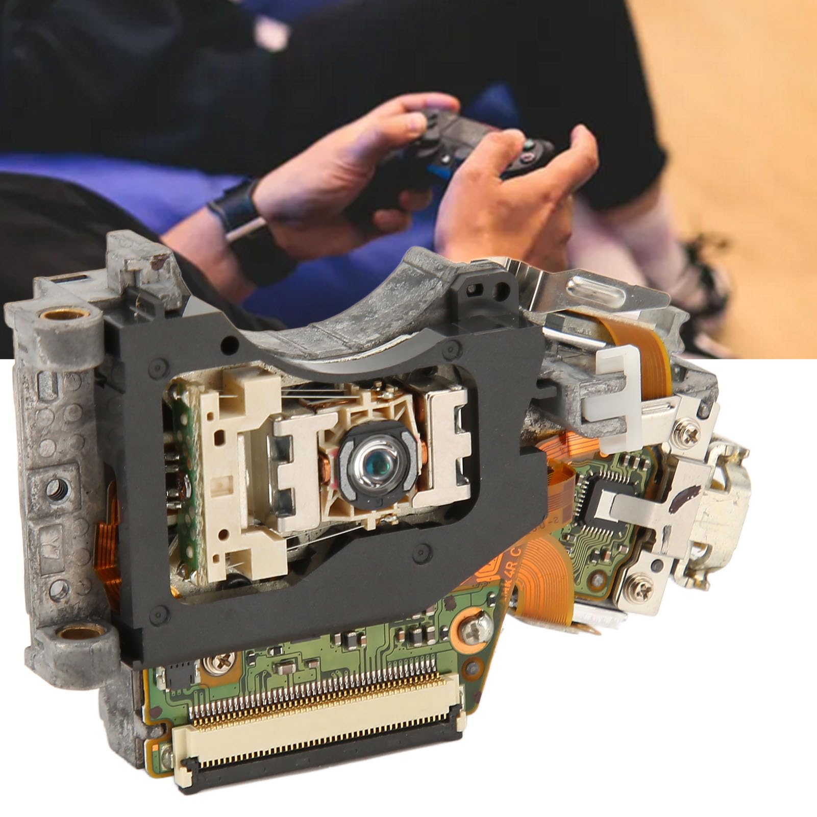 Denash Game Console Optical Head, Replacement Rustproof Wearable Console Optical Drive Lens Professional Installation Compact for KEM 400AAA, Denashykths4cbe5