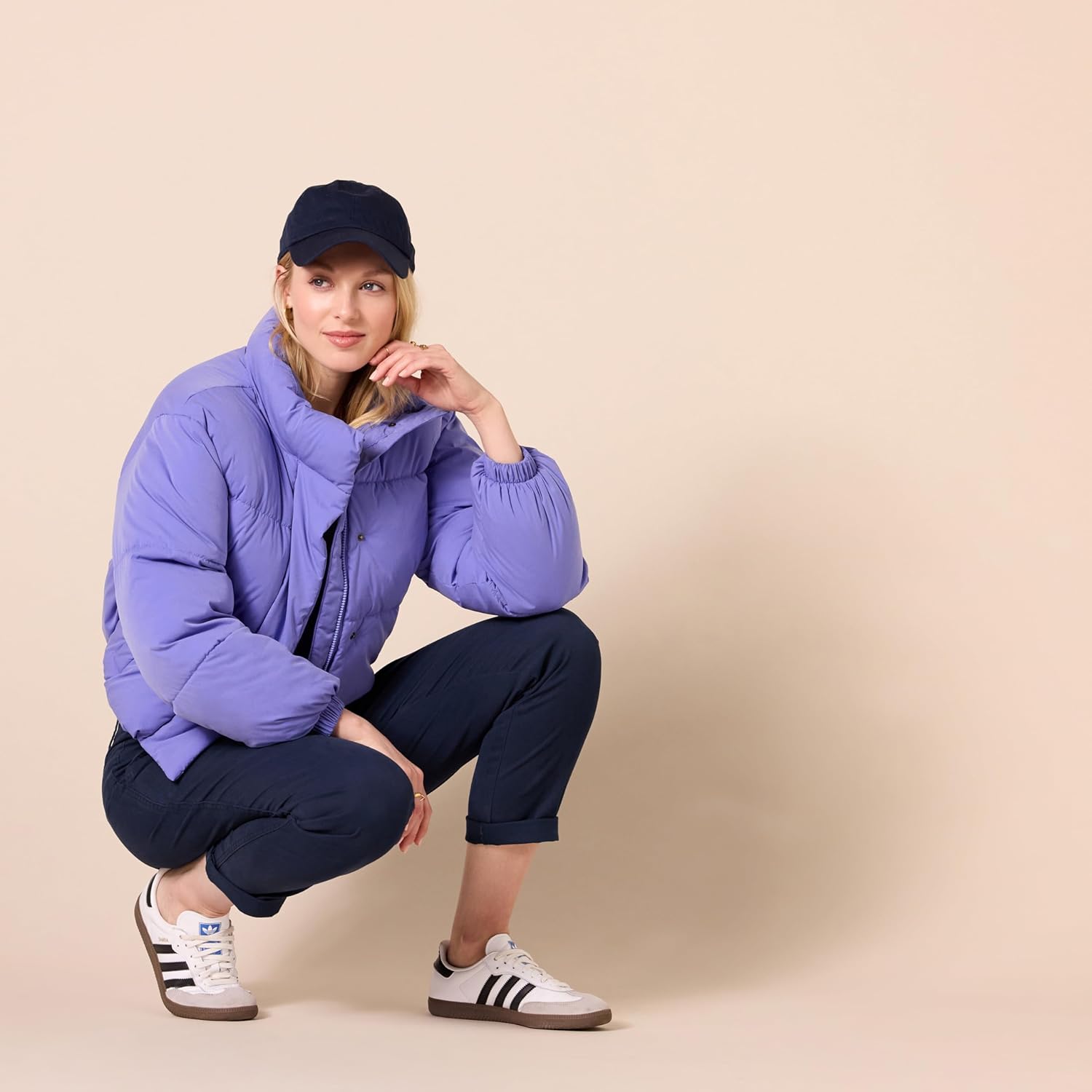 Amazon Essentials Women's High-Rise Regular-Fit Ankle-Length Tapered-Leg Khaki Pant - Image 5