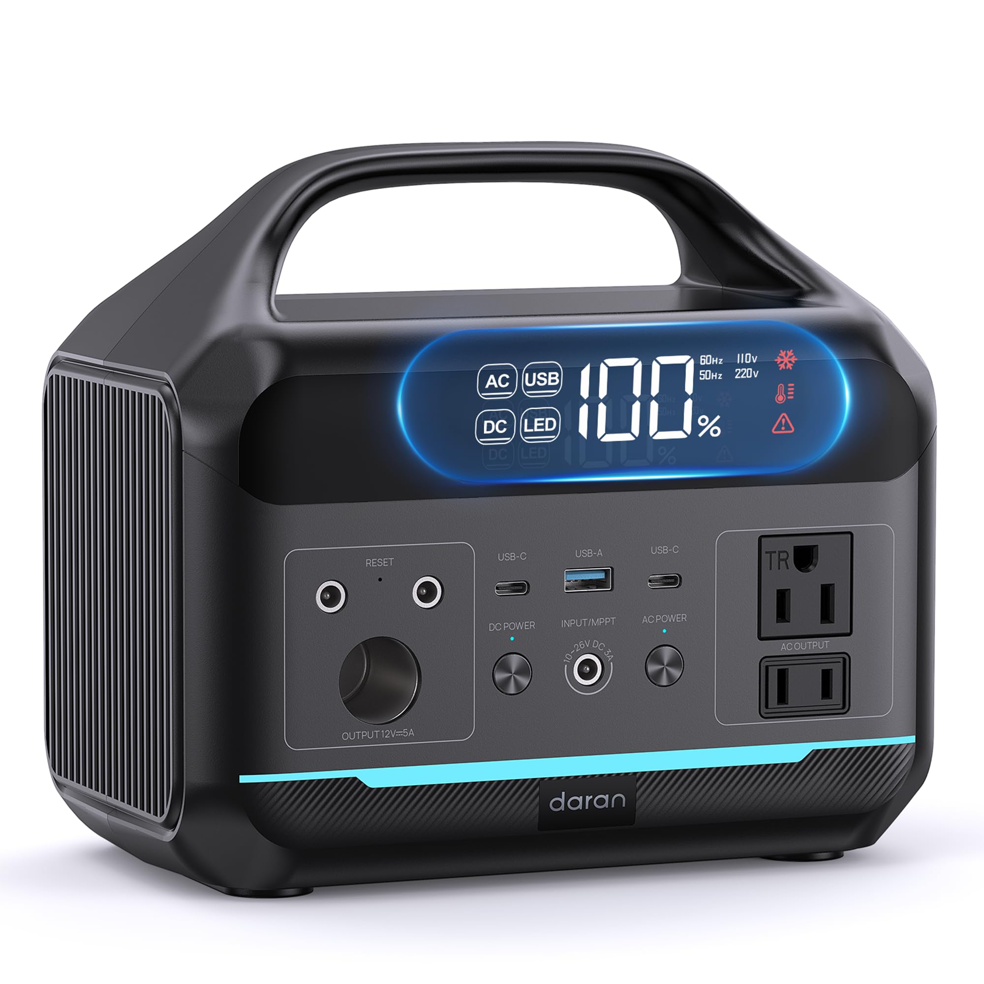 Amazon.com: DARAN Portable Power Station 300W (Peak 600W),LiFePO4