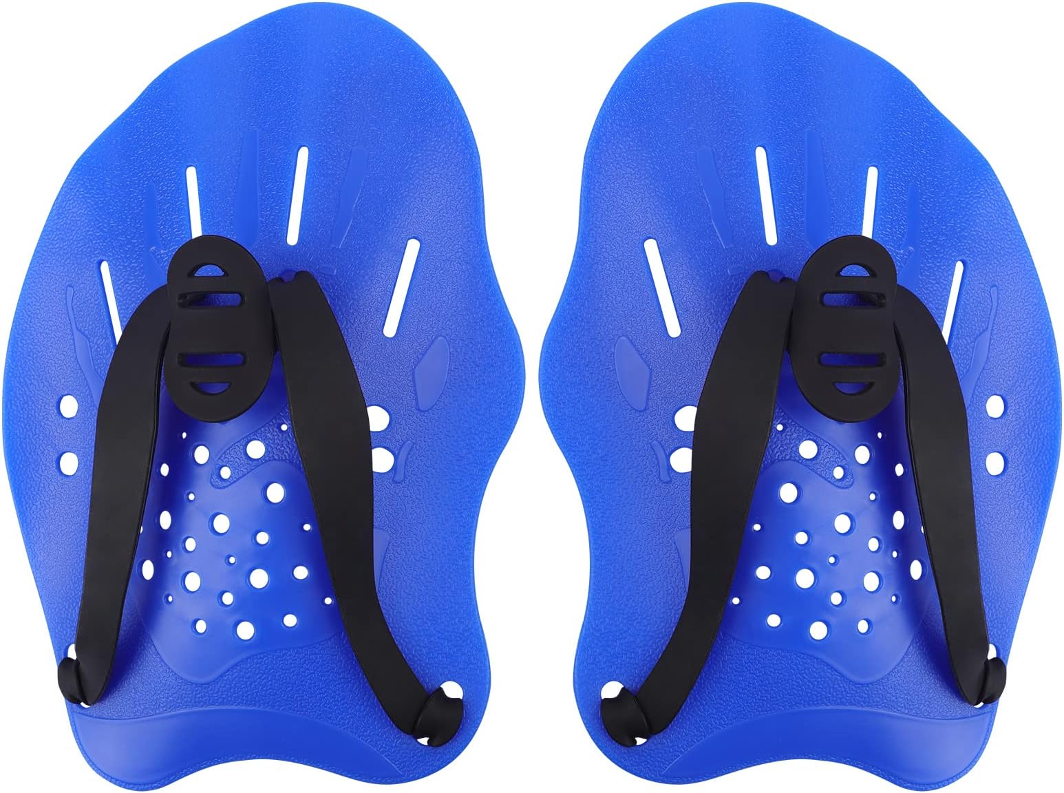 Swimming Paddles for Hands, Swimming Training Hand Paddles with Adjustable Straps, Swim Paddles for Adult Children Unisex Professional Swimming Accessories - 1 Pair