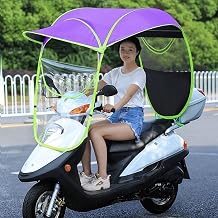 E-Bike Carport Awning Canopy Storage Battery Car Motorcycle Rain Shelter Transparent Umbrella Carport Purple Rearviewmirror