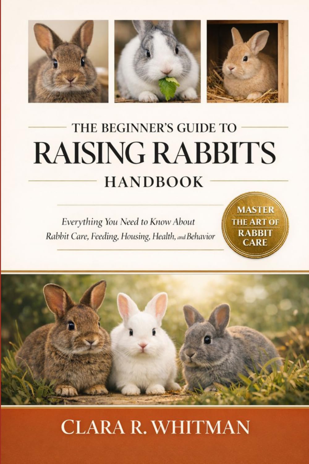 THE BEGINNER’S GUIDE TO RAISING RABBITS: Everything You Need to Know About Rabbit Care, Feeding, Housing, Health, and Behavior
