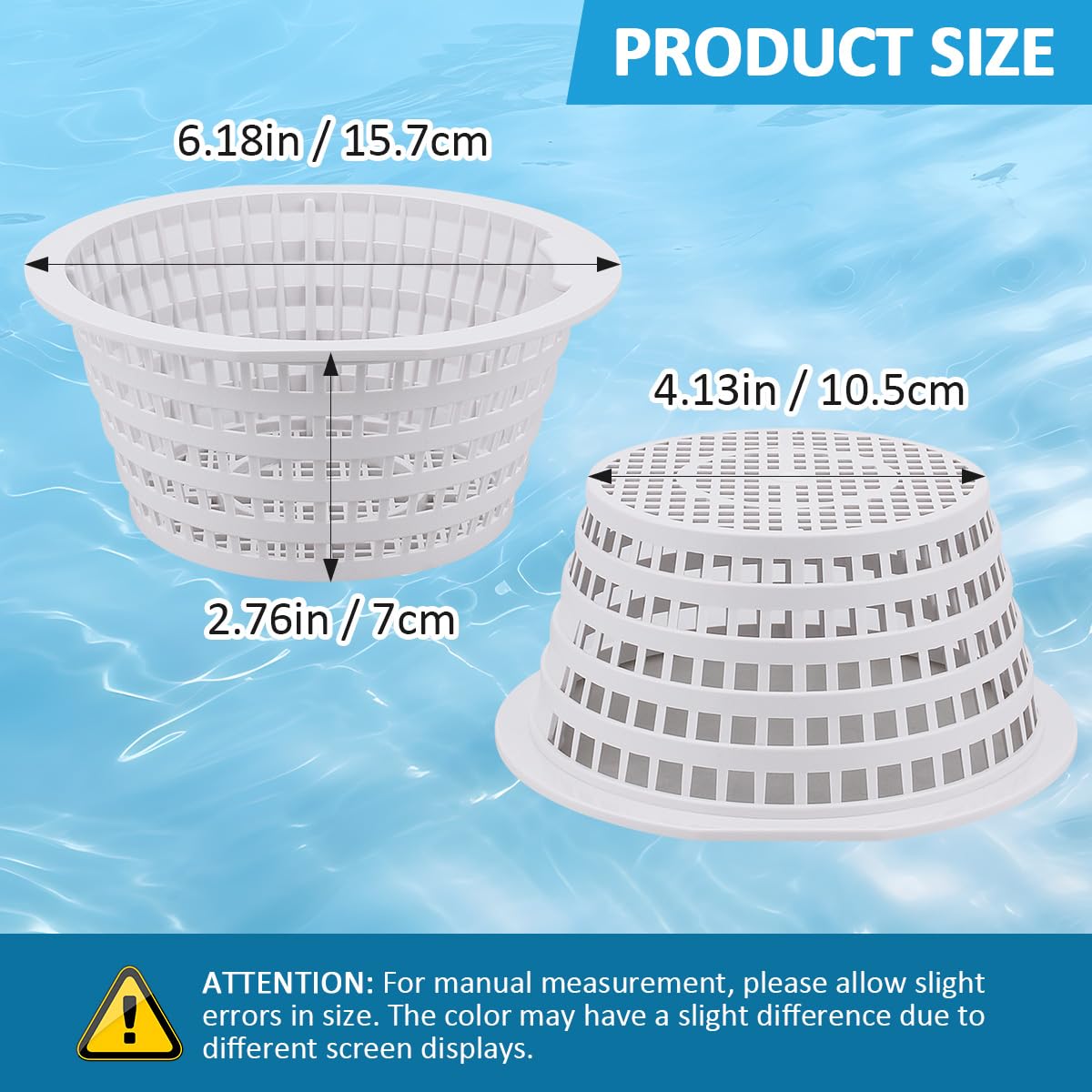 2 pack Swimming Pool Skimmer Basket For Swimline Hydrotools 8928 Olympic ACM88 e