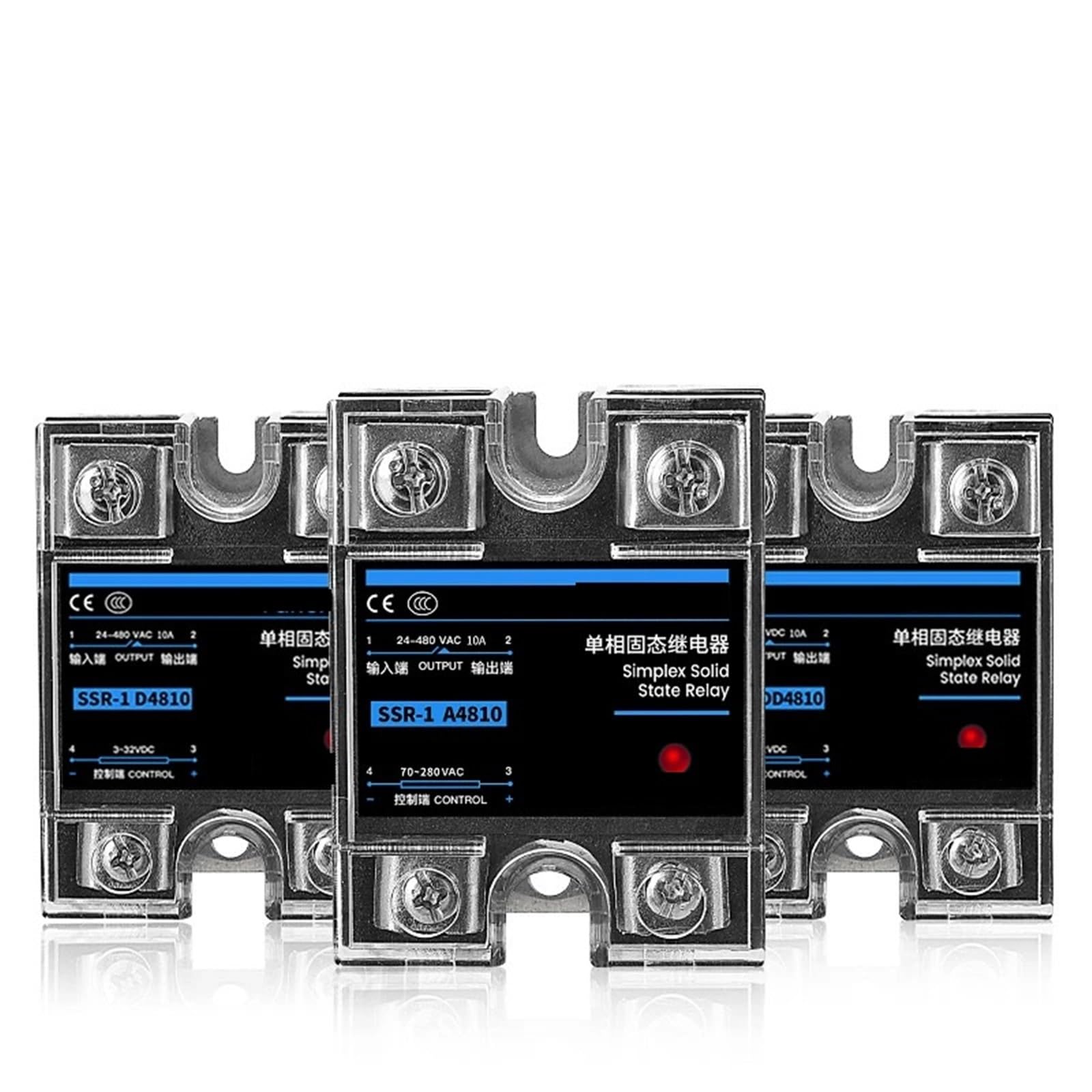 Modulo relè a stato solido SSR-25DA SSR-40DA SSR-40AA SSR-40DD SSR 10A 25A 40A 60A 80A 100A DD DA AA