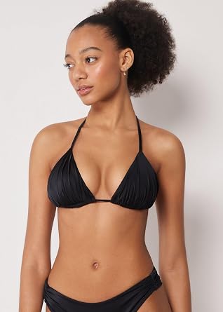 CALZEDONIA Triangle Swimsuit Top Shiny Satin