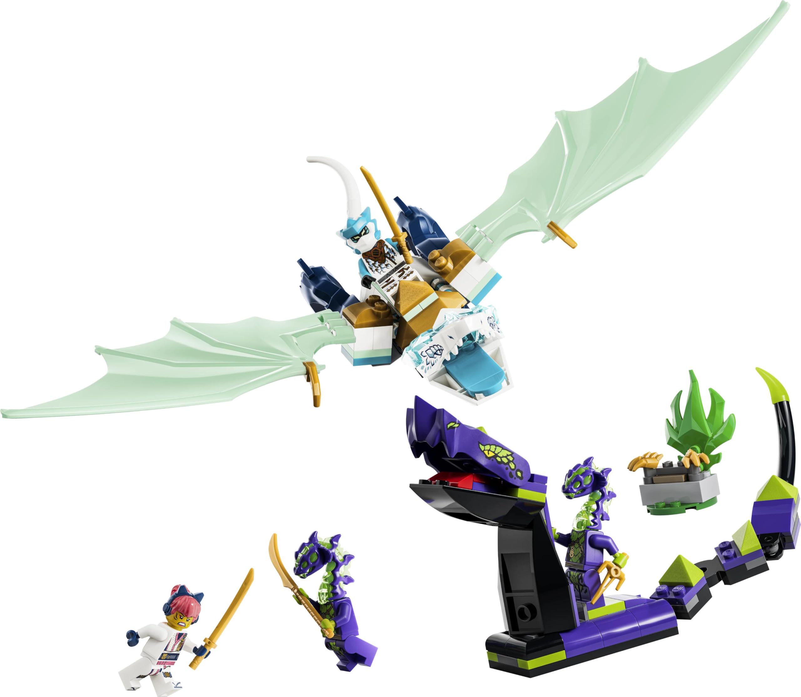 UK-Original セット Revolver & Lizard LEGO® NINJAGO® Zane's Ice Dragon Battle - TV Show Building Set