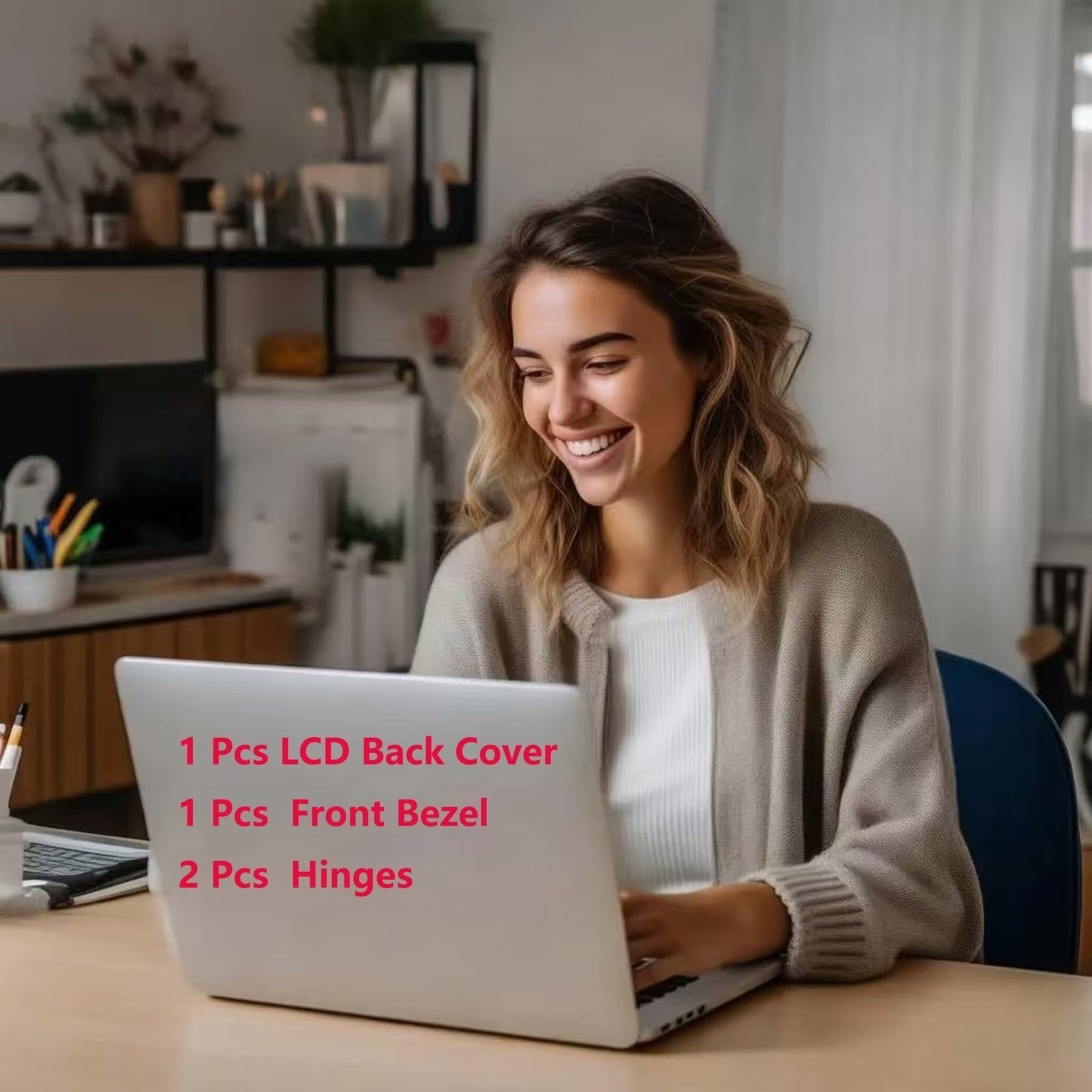 Ersatz-LCD-Abdeckung mit Lünette mit Scharnieren für Lenovo Ideapad 1-15ADA7 82R1 82U4 1 15AMN7 82VG 82X5 1 15ALC7 82R4 Serie Laptop Heckdeckel 5CB1M48453 5CB1F36621 5B30Ss 19034