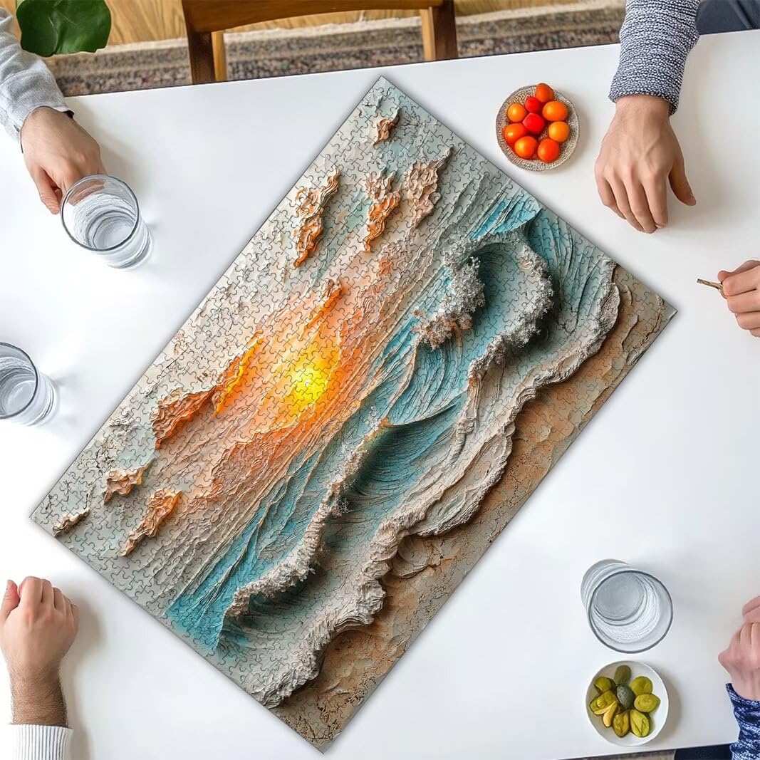 Puzzle Spiaggia, Puzzle 1000 Pezzi per Adulti, Regalo Donna/Uomo -2375