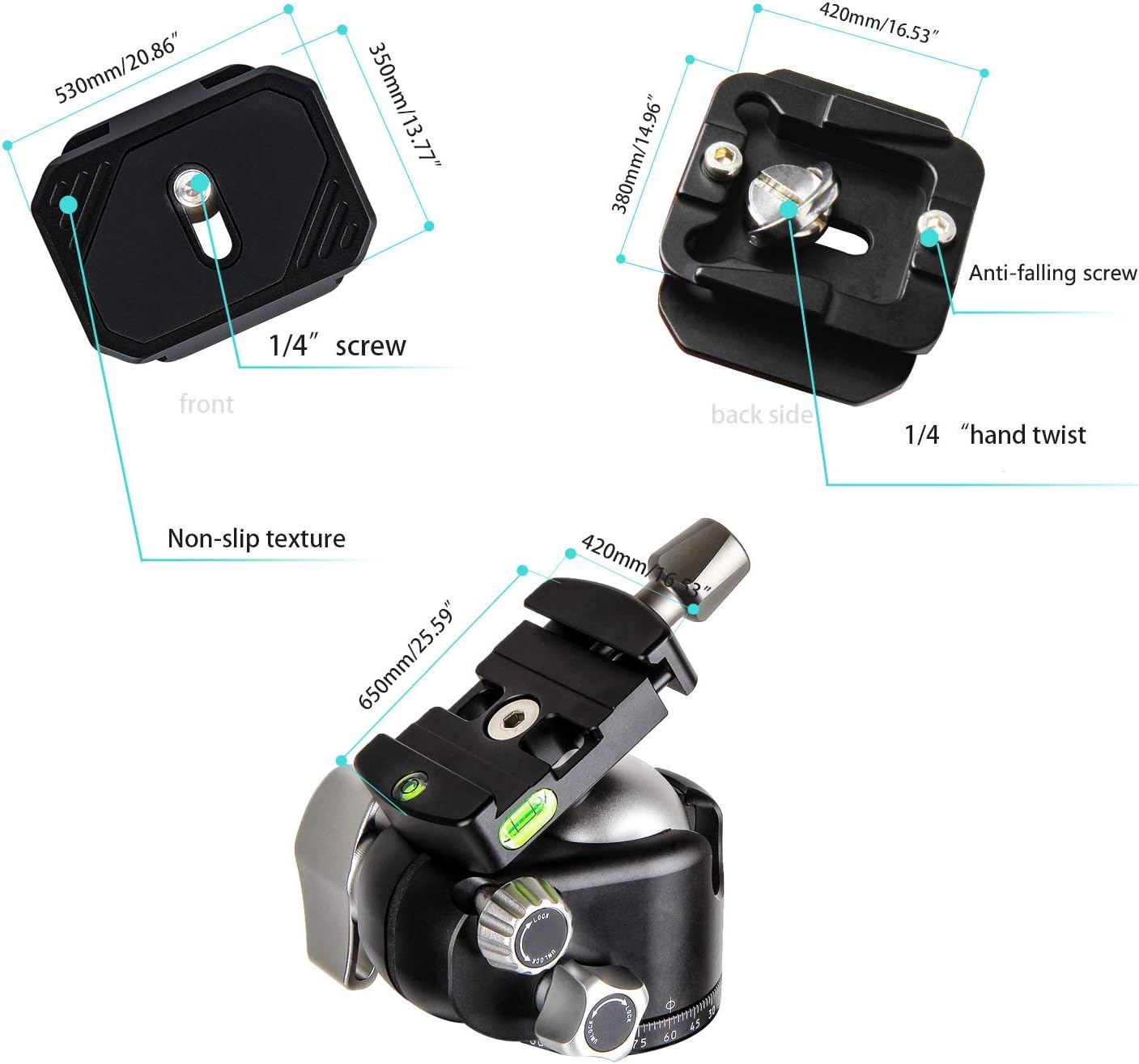 🔥 Cаѕhbасk uр tо 70% Besnfoto Low Profile Camera Ball Head CNC Metal Tripod Head Heavy Duty with Pan Lock, 1/4 Quick Release Plate for DSLR Camera Vertical Horizontal Level Bubble Arca/RRS Compatible Max Load 48lbs/22kg Flаѕh Dеаlѕ - 80% оƒƒ Besnfoto Low Profile Camera Ball Head CNC Metal Tripod Head Heavy Duty with Pan Lock, 1/4 Quick Release Plate for DSLR Camera Vertical Horizontal Level Bubble Arca/RRS Compatible Max Load 48lbs/22kg