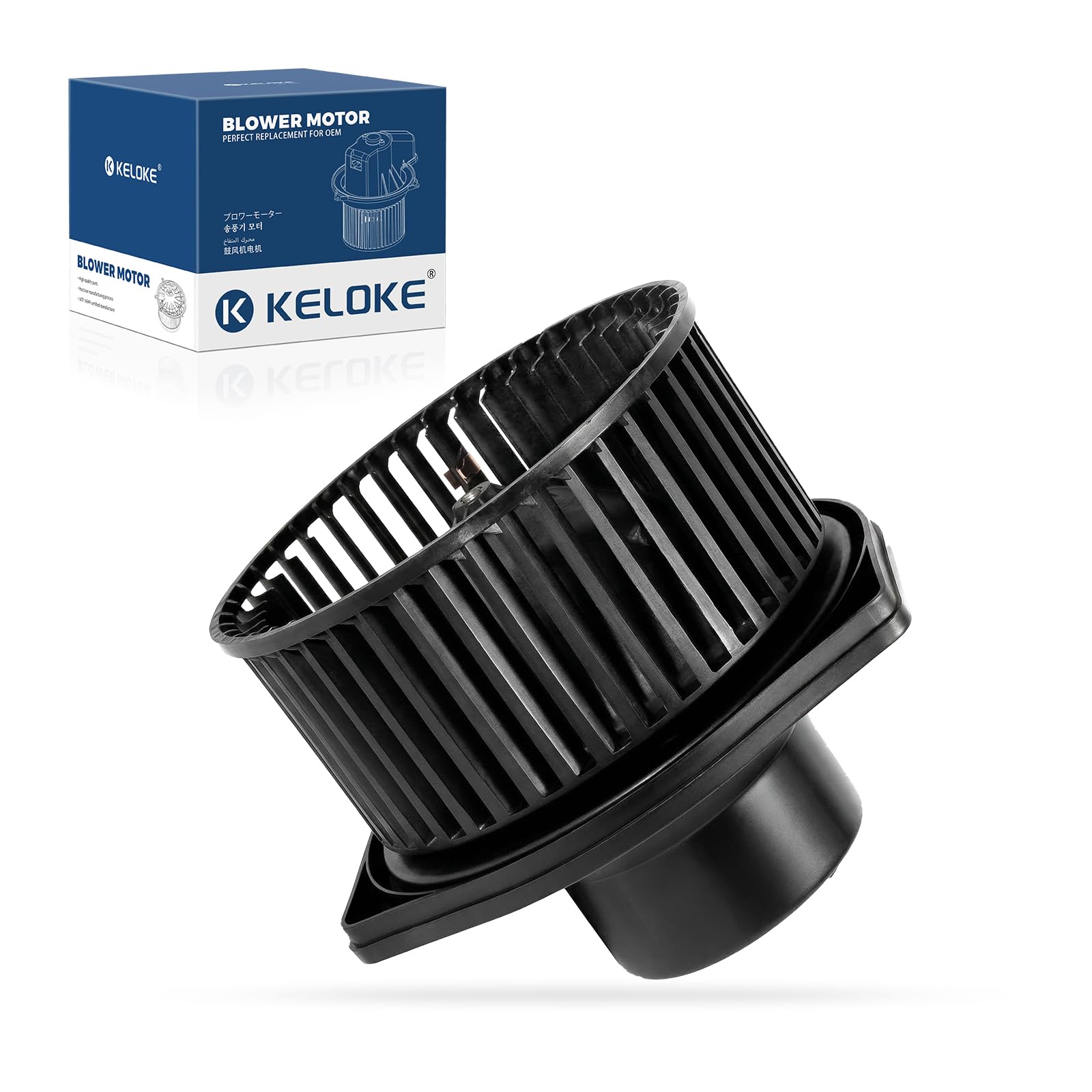 KELOKE HVAC Heater Blower Motor Fan Compatible with Chevrolet &amp; GMC &amp; Isuzu | 2004-2012 Colorado, 2003-2006 SSR, 2004-2012 Canyon, 2006 i-280/i-350, 2007-2008 i-290/i-370, Replace# 700187 89019178