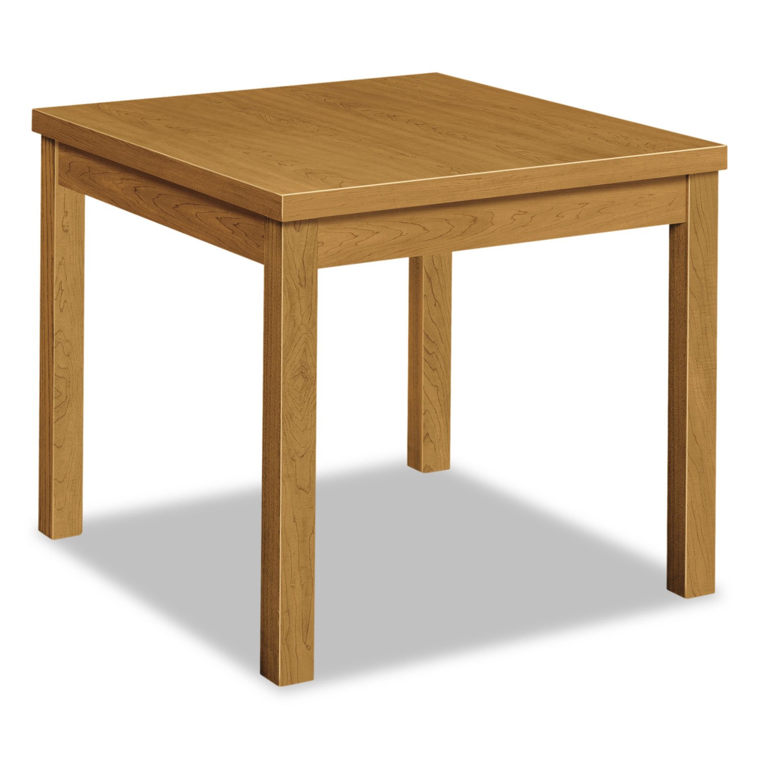 HON 80192CC Laminate Occasional Table, Square, 24w x 24d x 20h, Harvest