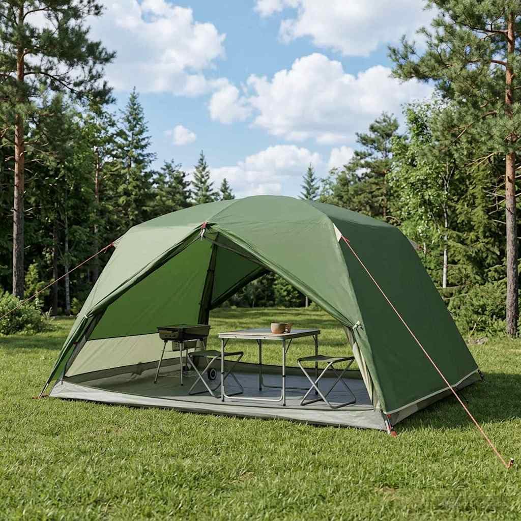 Tenda da Backpacking 4 Persona Verde in Poliestere 185T