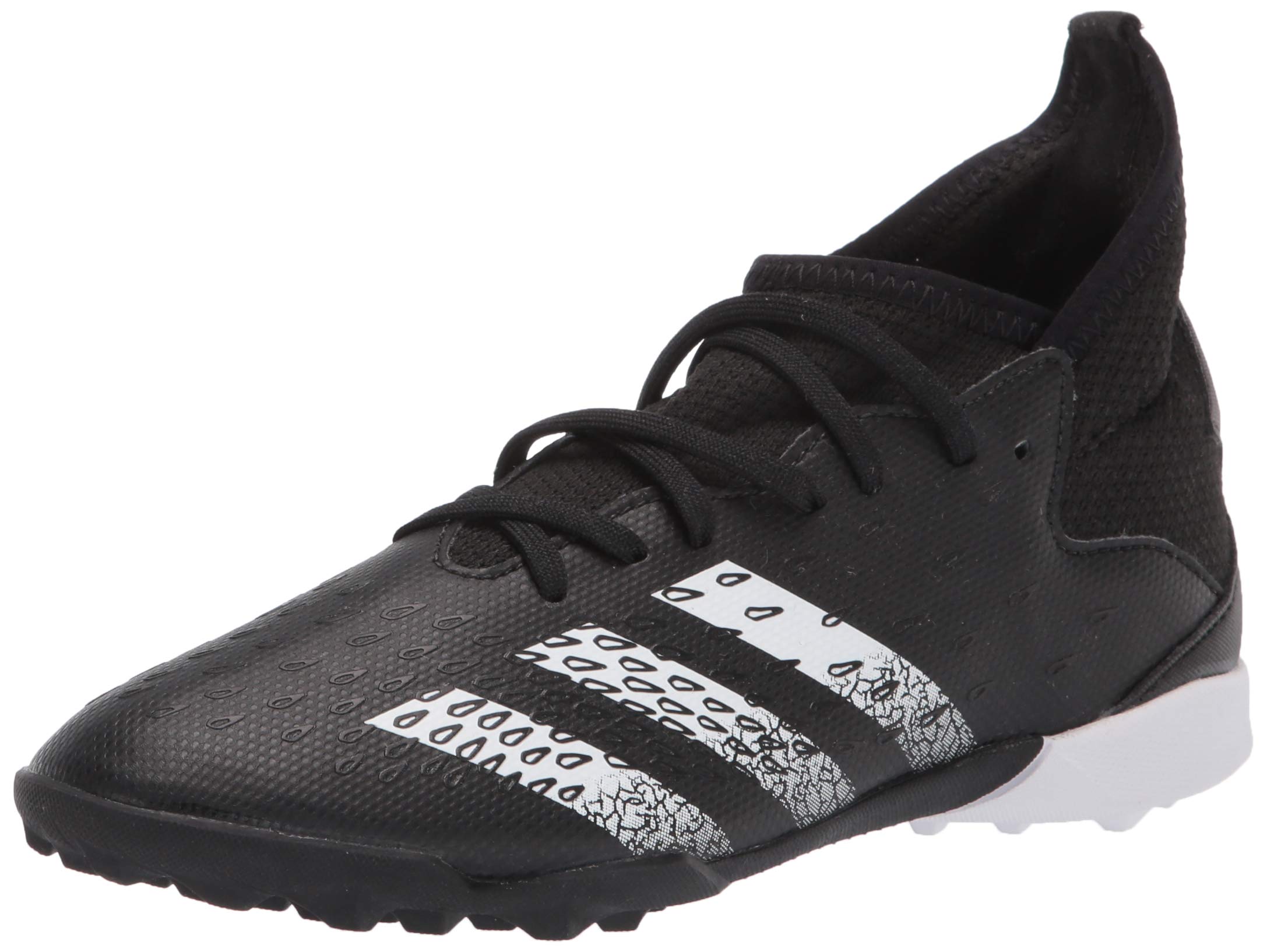 adidas Turf Predator Freak .3 Soccer Shoe (boys) Black/White/Black 11 Little Kid