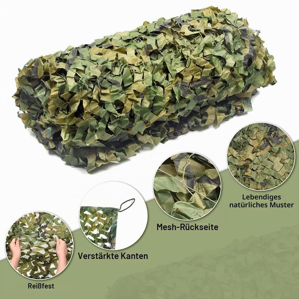 6x10m 7x5m Tarnung Camouflage Net Sonnenschutznetze Partydekoration Autoplanen Camping (Größe : 10x6m)