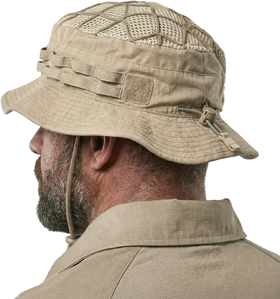 CQR Men's Tactical Boonie Hat, Breathable Packable Sun Hat for Hunting, Hiking, Fishing, Shooting, and Outdoor Activities
