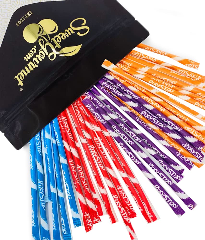 SweetGourmet Assorted Pixy Stix Straw Bulk Candy | 8oz