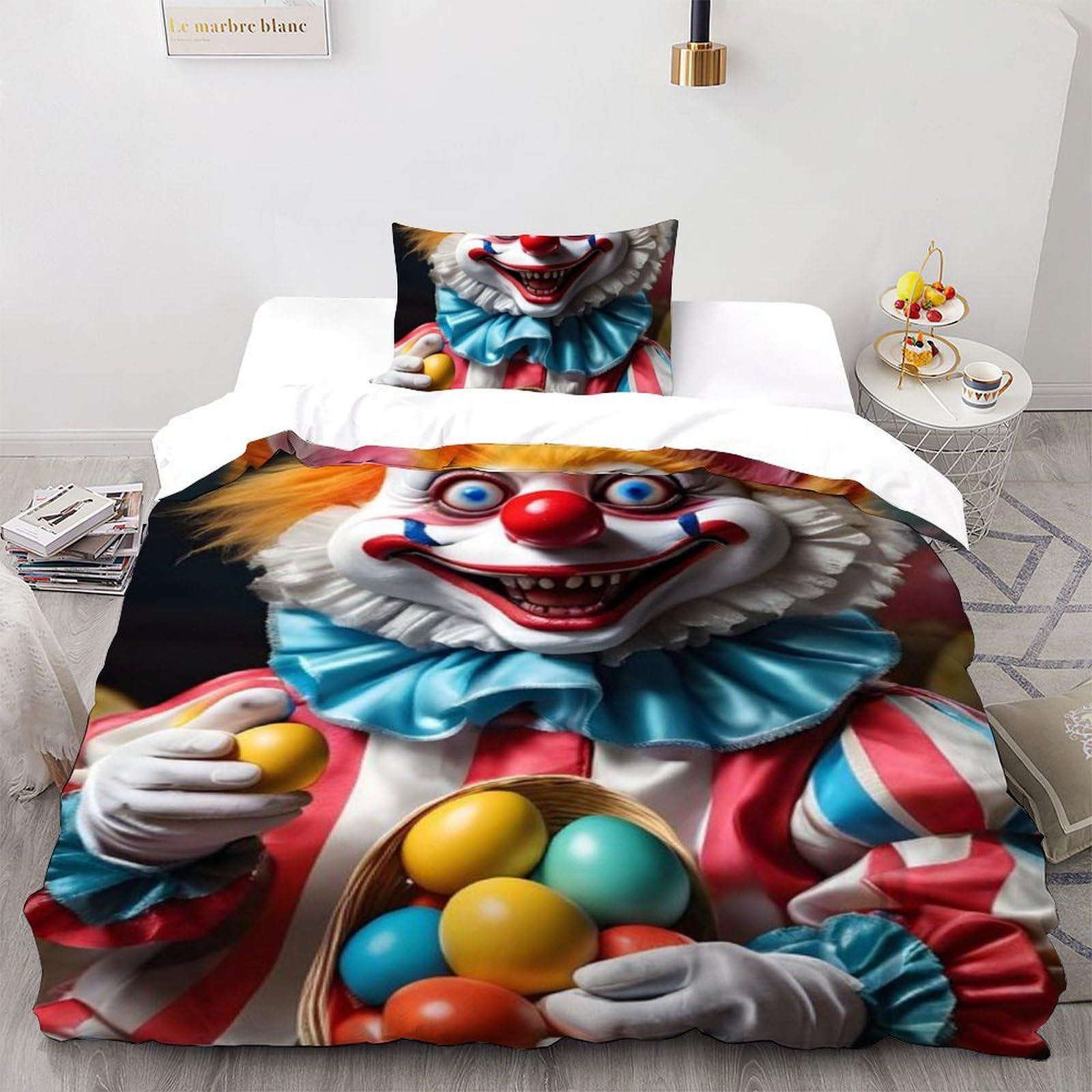 Housse de couette 135x200 animaux microfibre lavable pour le sommeil des enfants actifs