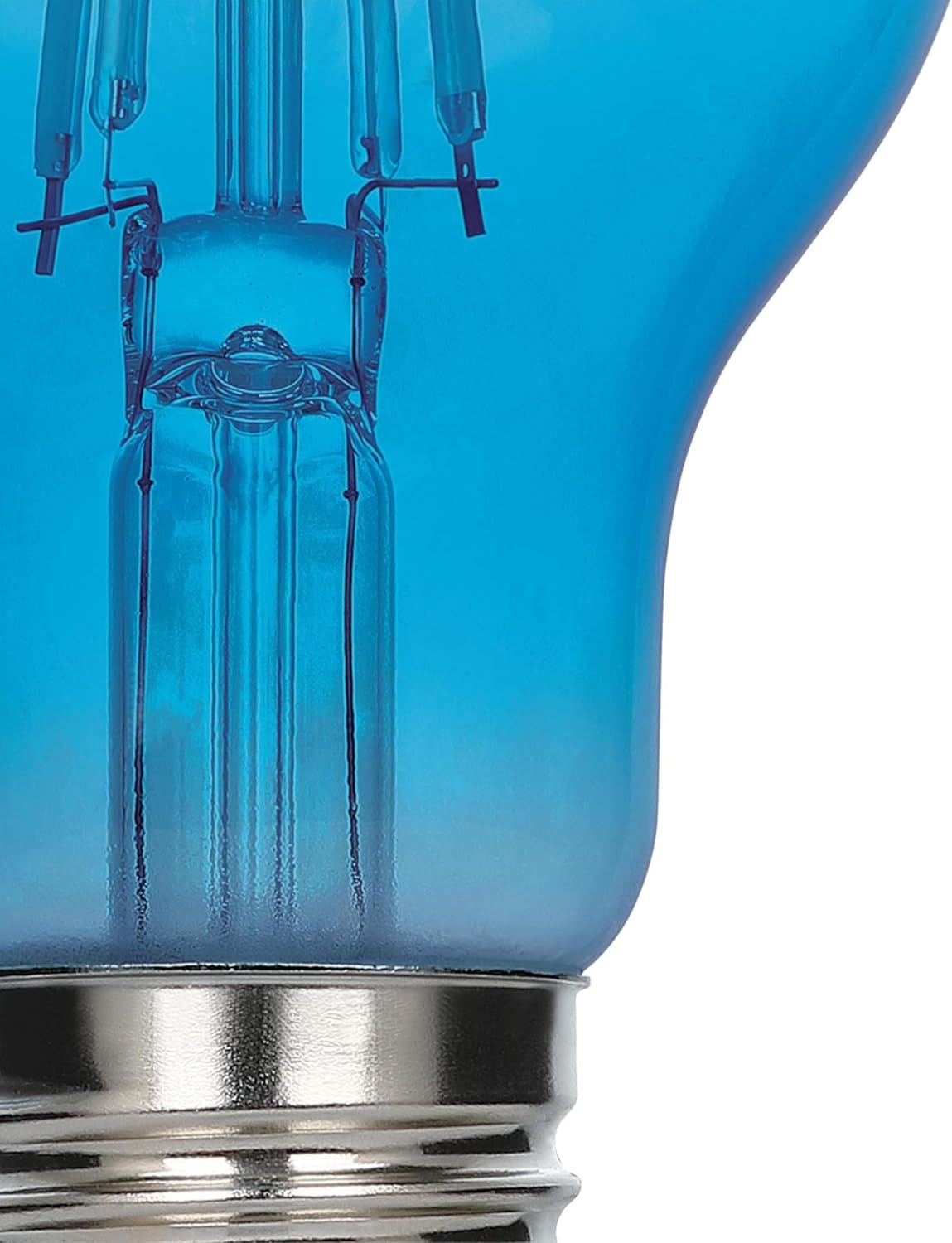 Westinghouse 5367020 4.5 Watt (40 Watt Equivalent) A19 Omni Filament Blue LED Light Bulb Medium (E26) Base, 6-Pack