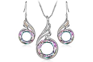 Rise From the Ashes Phoenix Necklace & Earrings Set