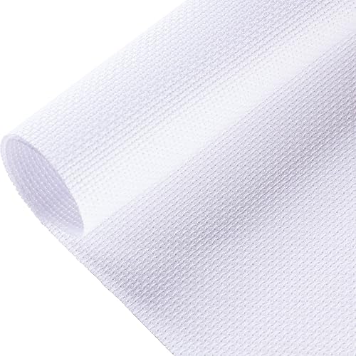 Aida Cloth Big Size 18 Count, White Cross Stitch Fabric,
