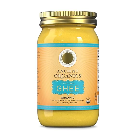 Ancient Organics Cultured Ghee, Organic Grass Fed Gluten