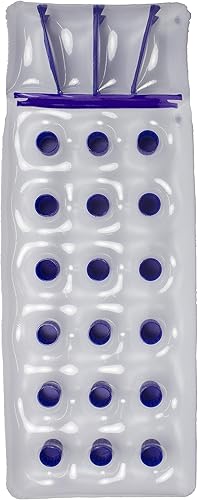 Miniatura 8 de Poolmaster Flotador inflable clásico francés de bolsillo para piscina para adultos, amarillo Amarillo,Azul,Rosado,Azul, rosa o