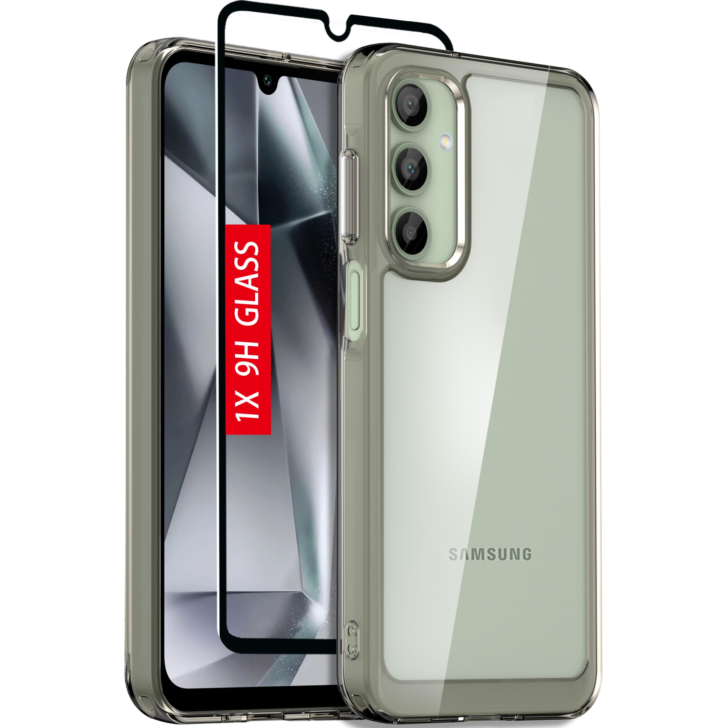 Guarishel for Samsung Galaxy-A16-5G Phone Case: Military-Grade Shockproof Phone Cover with Tempered Glass Screen Protector, Anti-Scratch & Reinforced