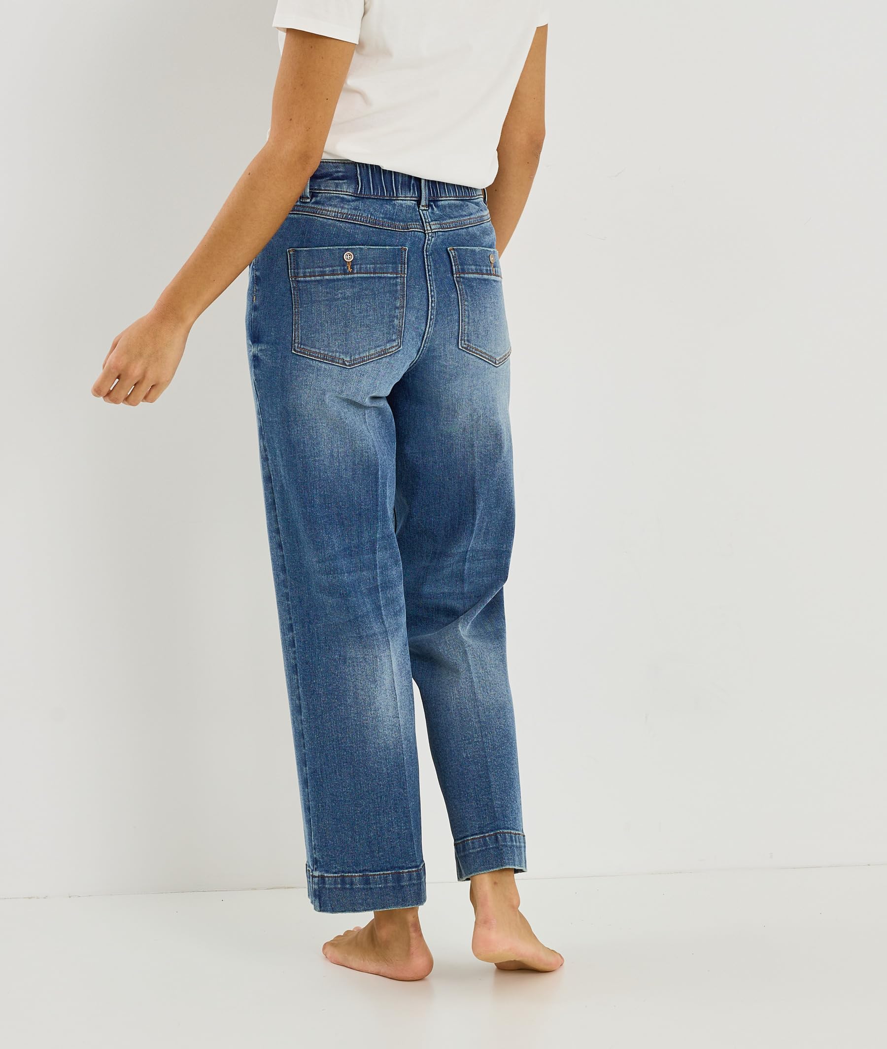 Grain de Malice Jean Flare Raccourci Kansas RF02 Femme