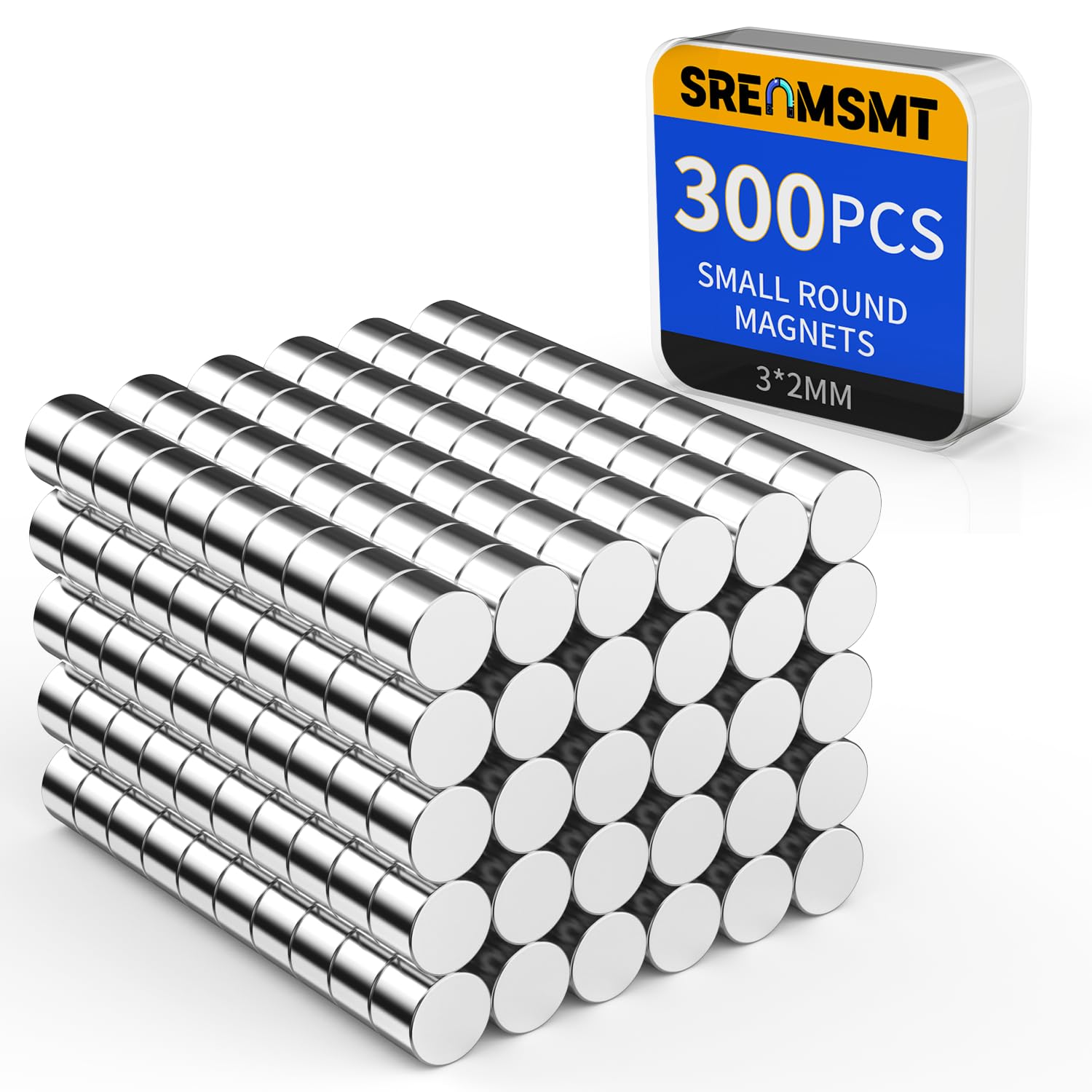 Round Magnets, 6x3mm Neodymium Magnet for Crafts, 150 Pack — Amazon image 24
