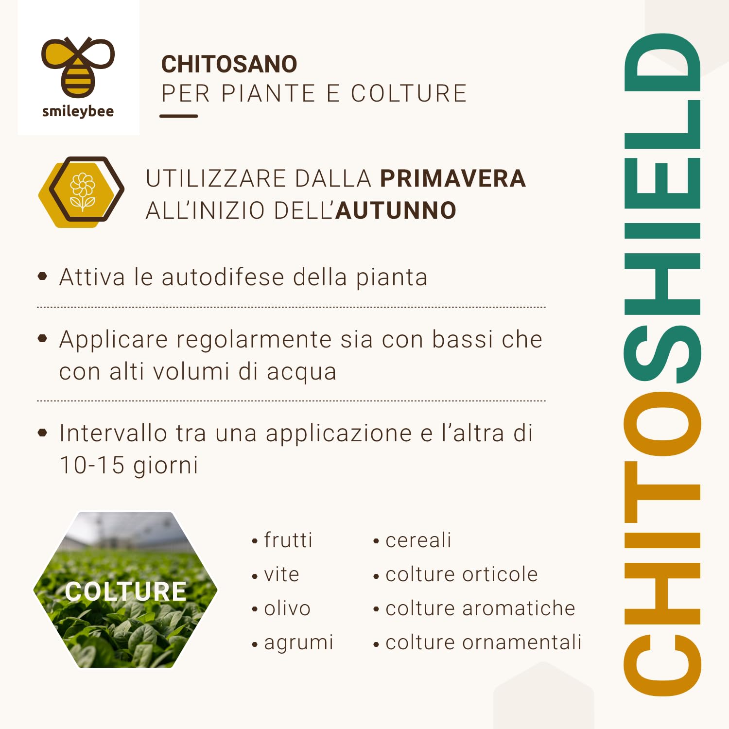 Chito Shield Attivatore Biostimonlante delle Difese Endogene della Pianta - 1 Litro'