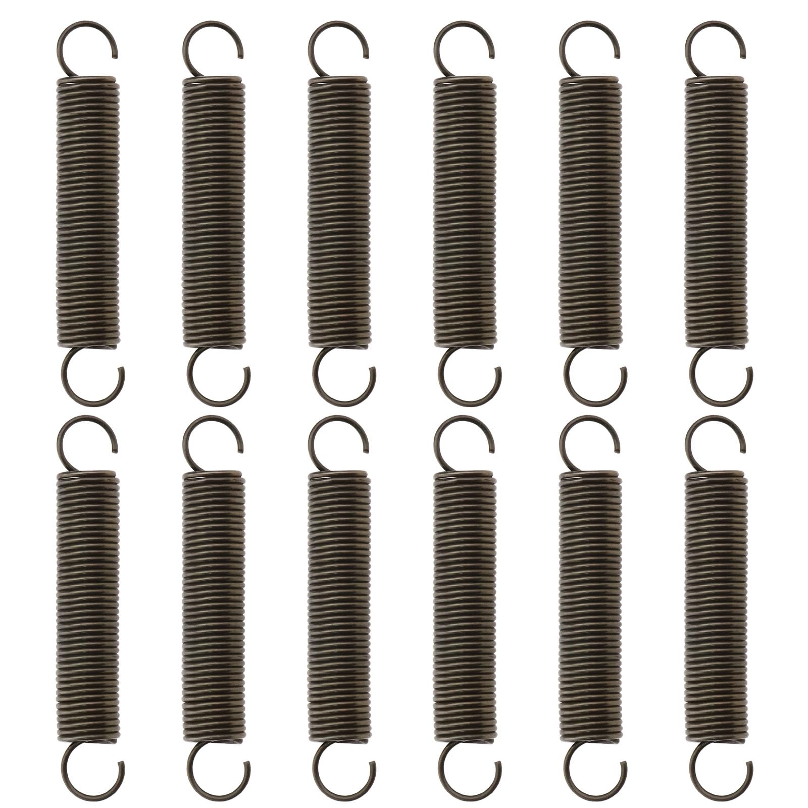 Ressort de tension 60 mm acier avec double crochet pour capot voiture et bateau
