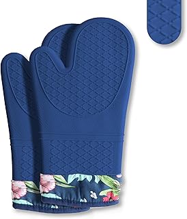Pair Extra Long Silicone Oven Mitts