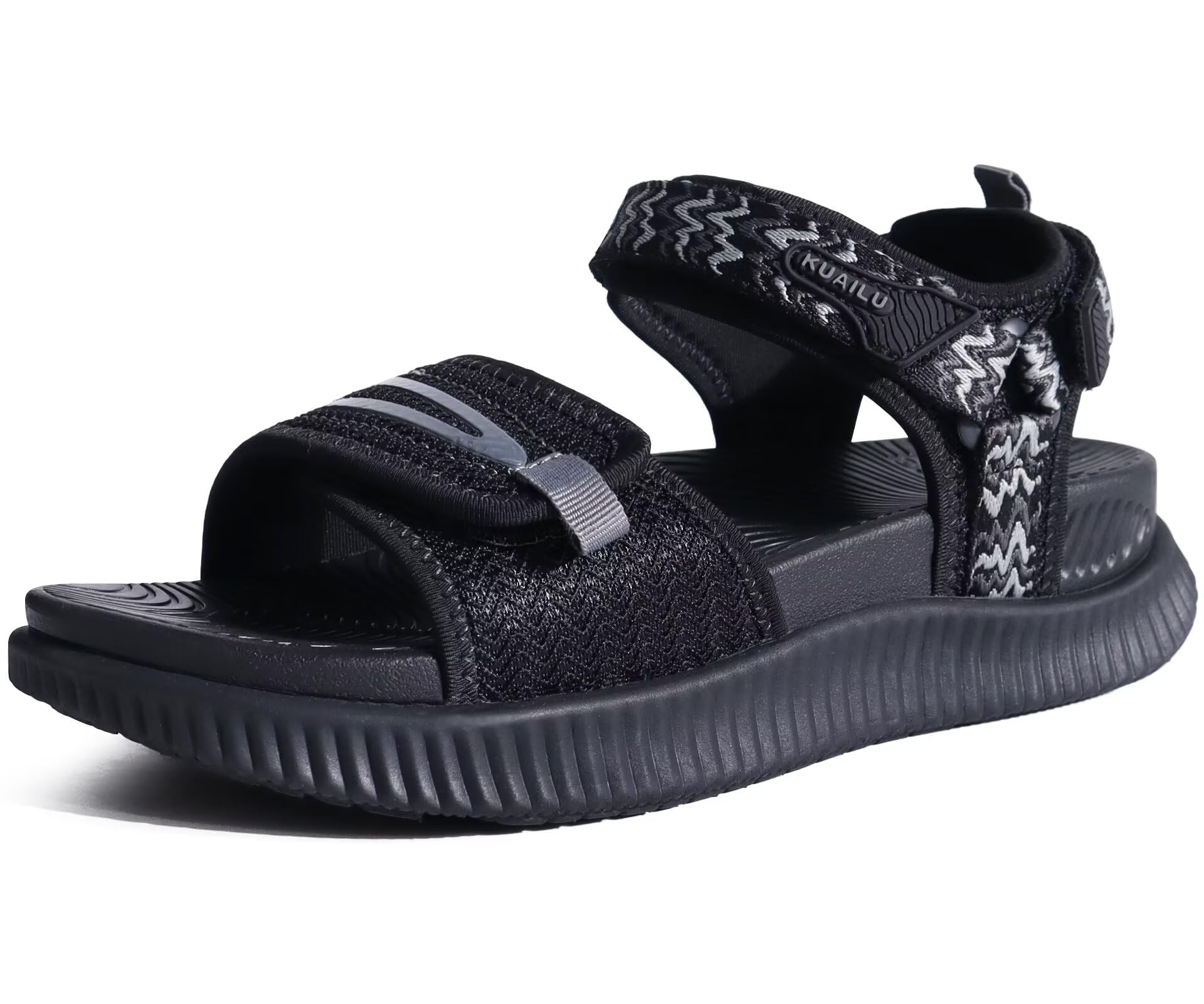 KuaiLu Sandali Trekking Donna Comode Camminata Ortopediche Fascite Plantare Arch Support Sportivi Sandalo Estive Leggero Regolabile