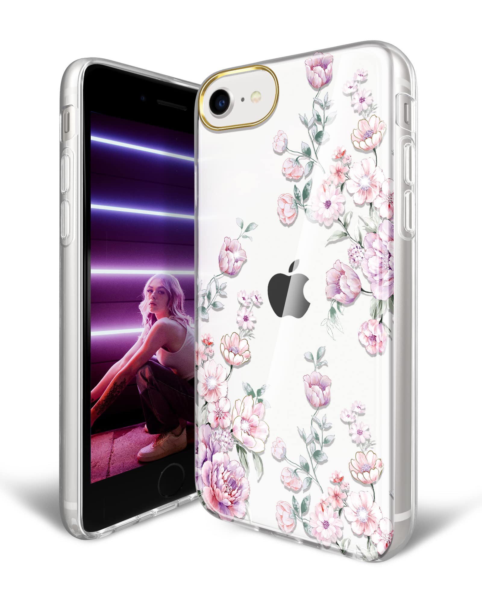 Custodia per iPhone 15 Stitch Colore rosa - SINSAY - 351DS-30X