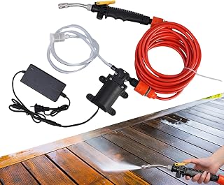 Lavado de coche portátil – Limpiador a presión para lavado de coche – Equipamiento casa y jardín para limpieza exterior, limpieza, ducha, camping y espacios domésticos