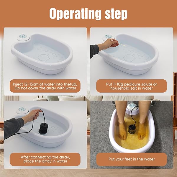 Ion Foot Bath,Ion Foot Bath Detox,Ionic Detox Feet Bath Machine,Ionic Detoxs-Fußbad,Fußmassagegerät,Detoxs-Maschine,FußmassageSpa,Gesundheit und Vitalität - 3