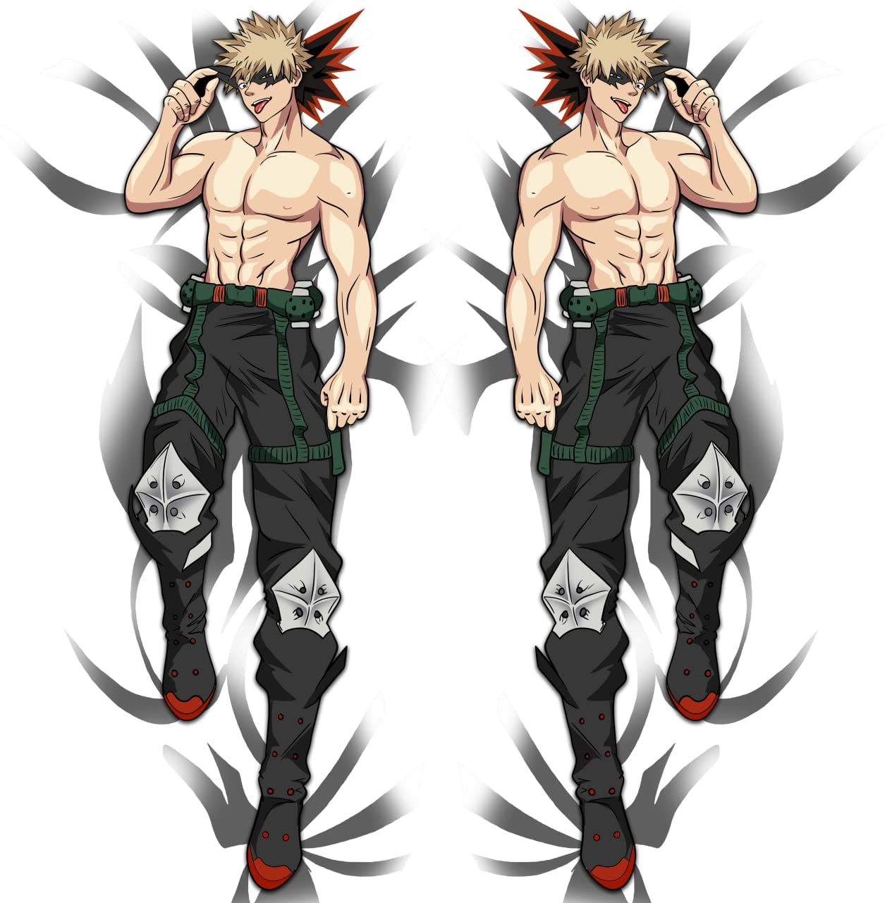 Drawyme My Hero Academia Bakugo Dakimakura Anime Body Pillow Case