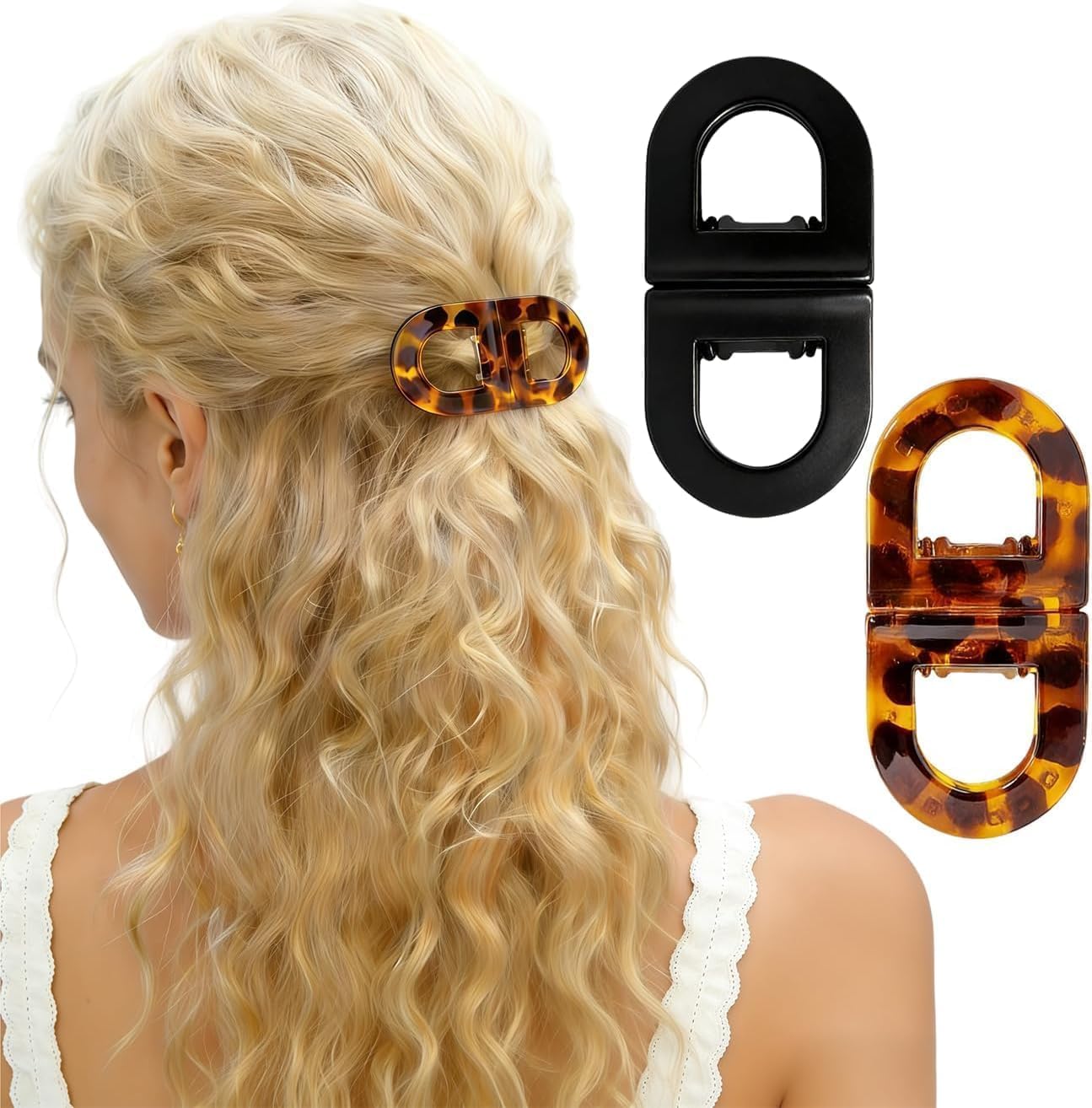Magnetic Hair Clip, Hair Clips for Woman with Thick Hair, Hair Bun Clip for Full-Volume Styling, Magnetic Clips for Hair with Secure Hold, Elegant Hair Bun Accessories for Professional and Daily Use,Multicolor(Pack Of 1)-image-43